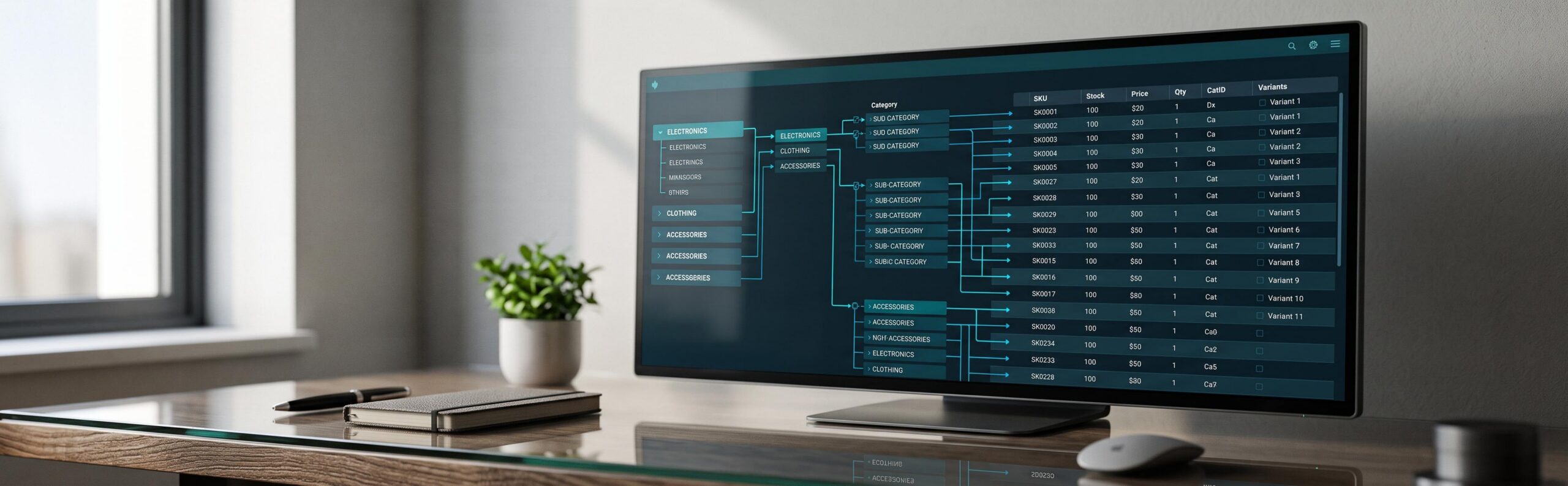 Analyse des performances et marges de gammes sur un catalogue Shopify