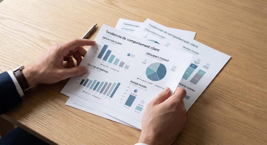 Données analytiques précises illustrant la connaissance client data comportementale