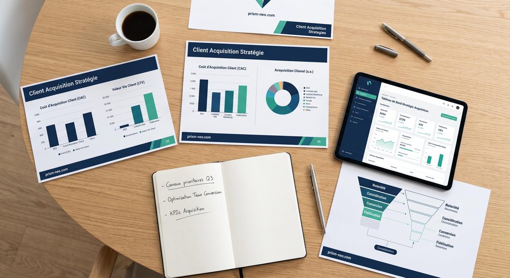 Analyse et planification d'une strategie d'acquisition client rentable pour une entreprise