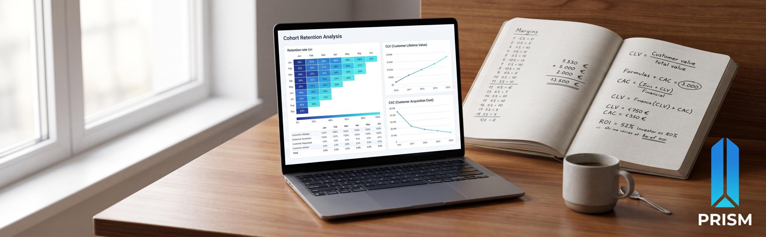 Analyse de la valeur client e commerce sur tableau de bord analytique
