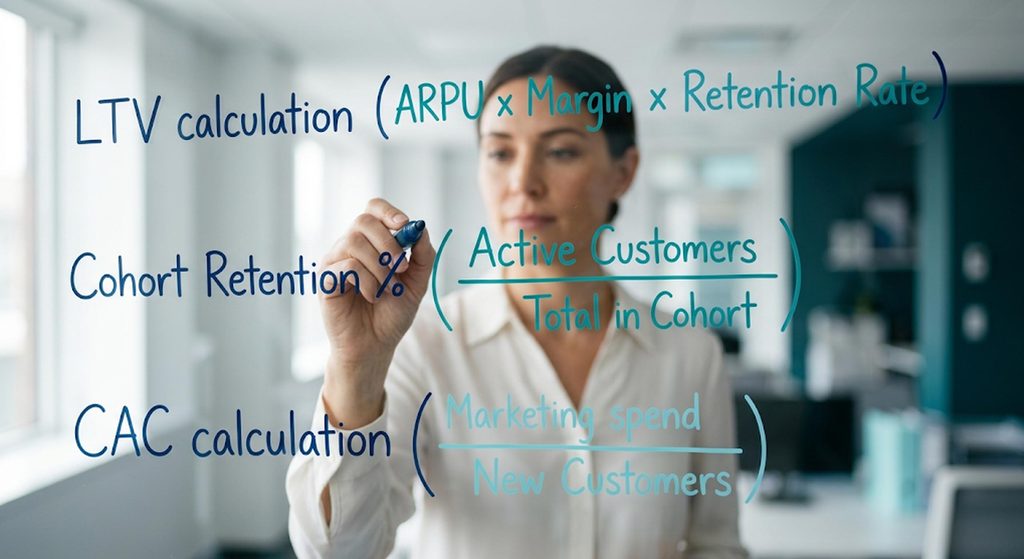 Formule de calcul de la Customer Lifetime Value par cohorte e-commerce
